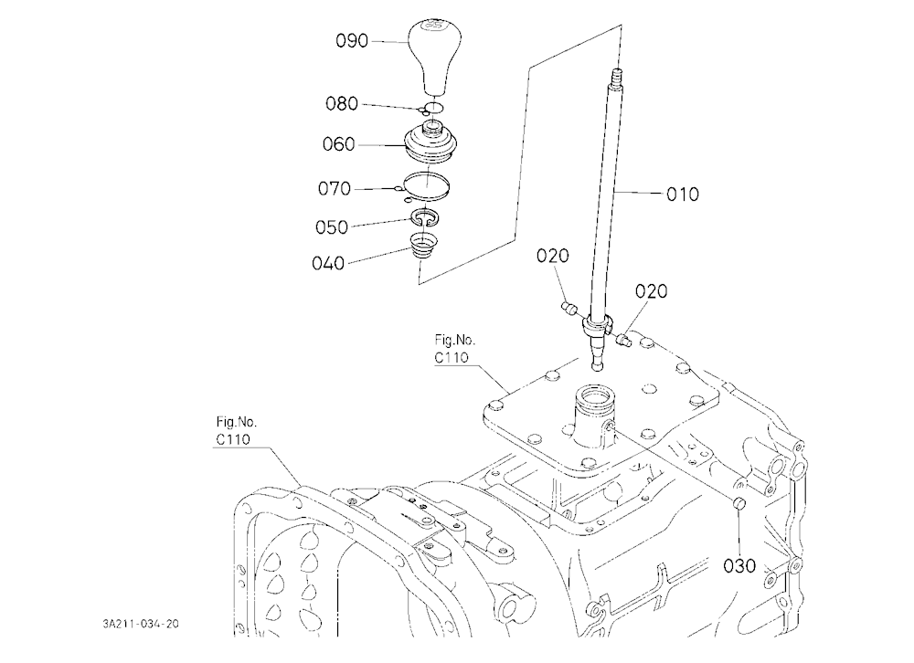 Main Gear Shift Lever