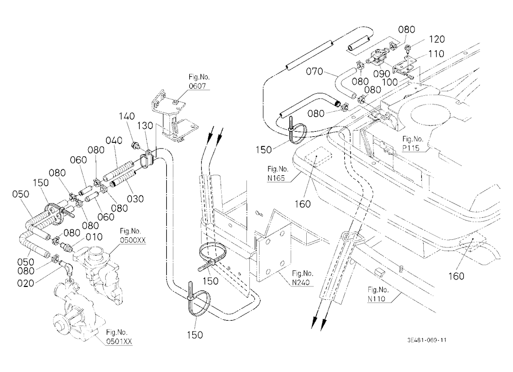 Heater Hose [Cab Type]