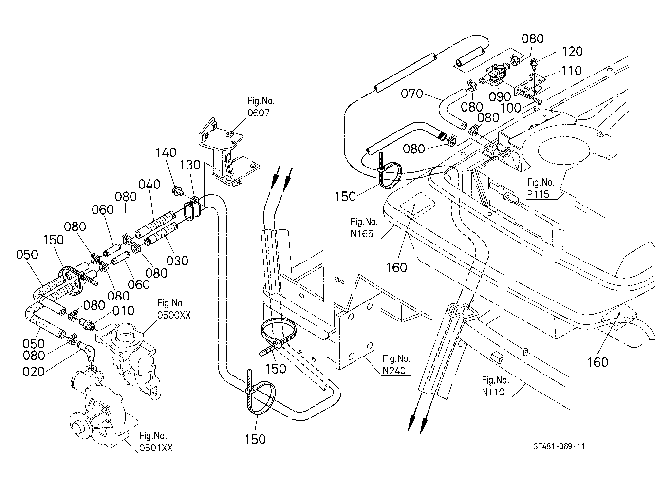 Heater Hose [Cab Type]