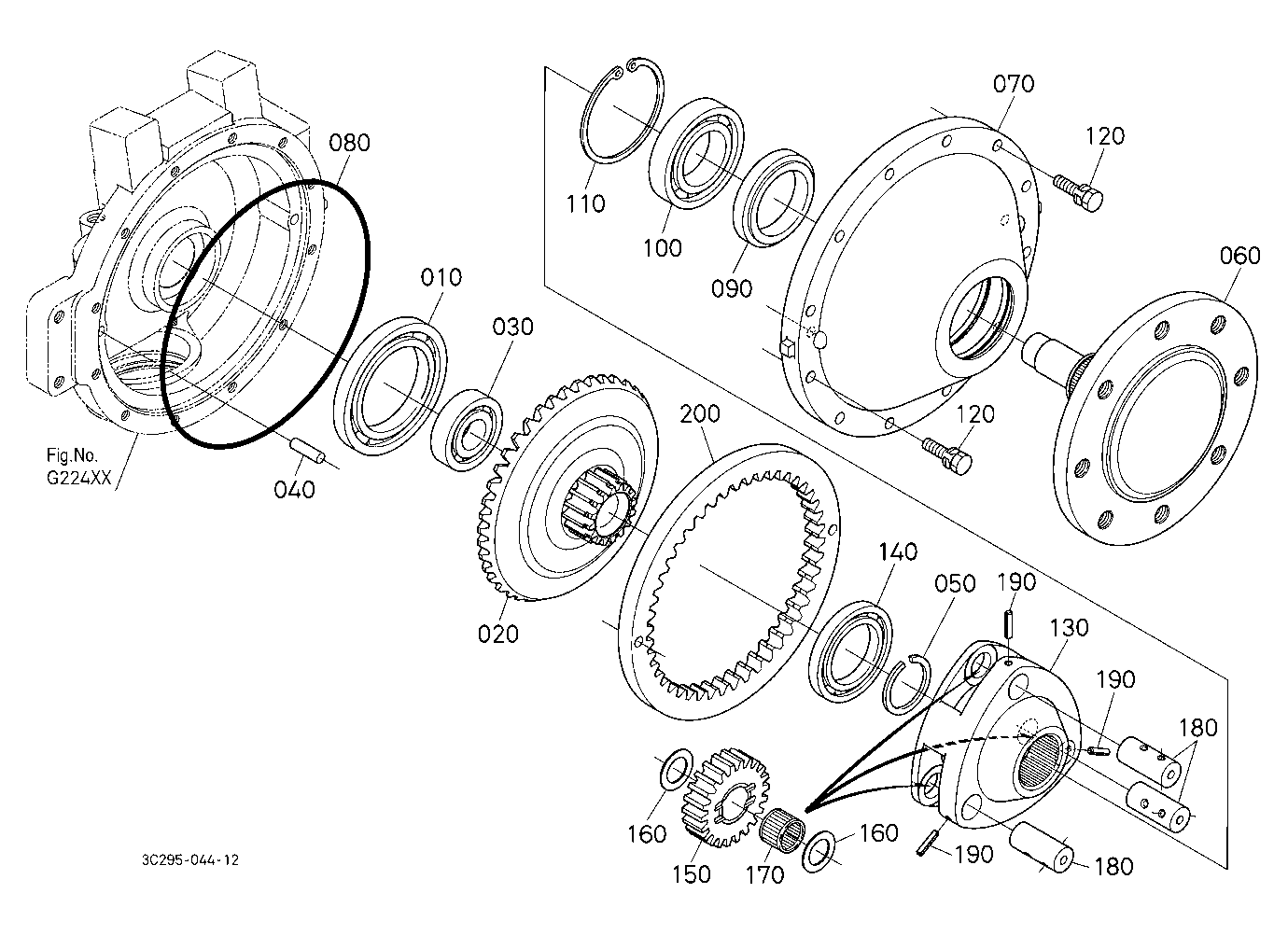 Front Axle Lh