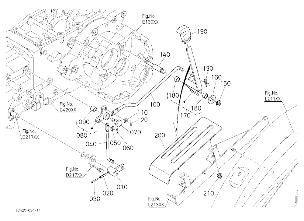 Range Shift Lever