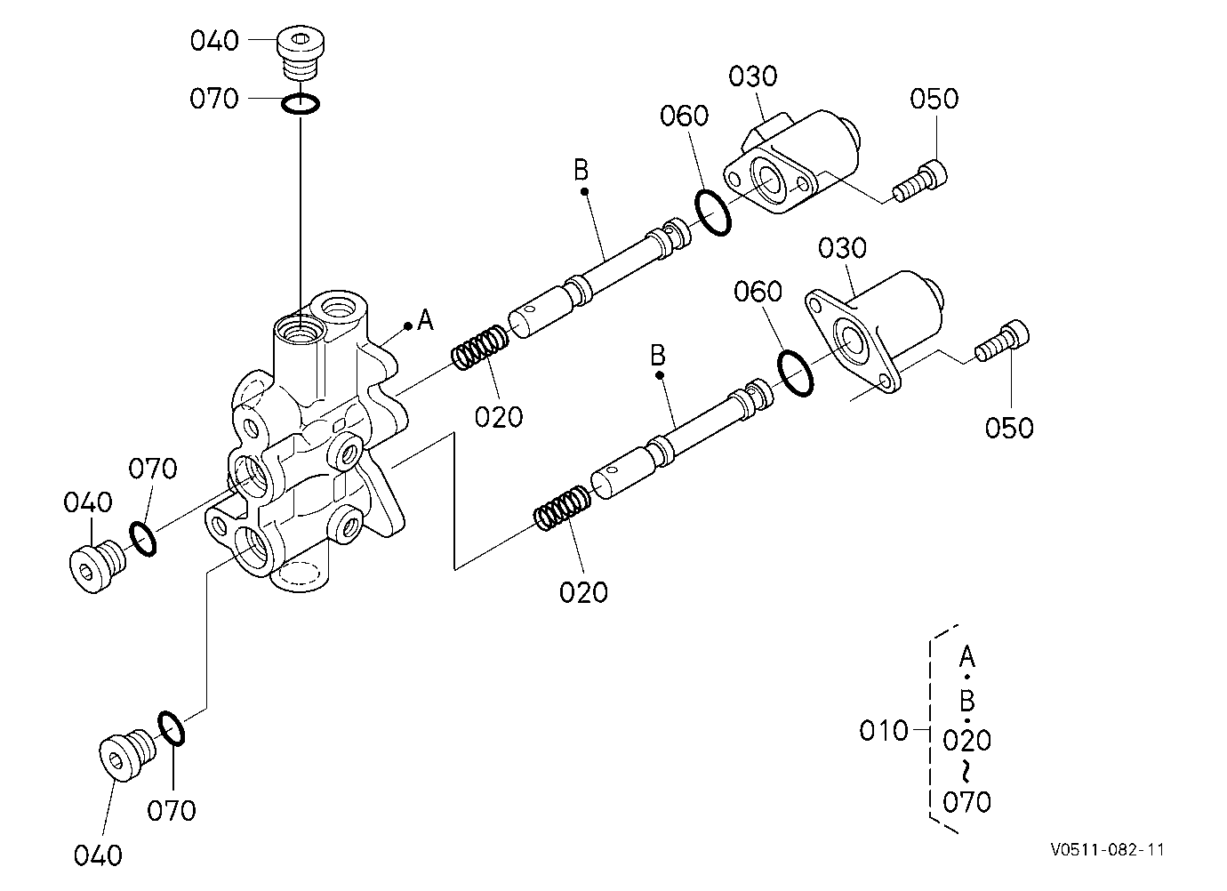 Change Valve [Component Parts] [Hydraulic Hitch]