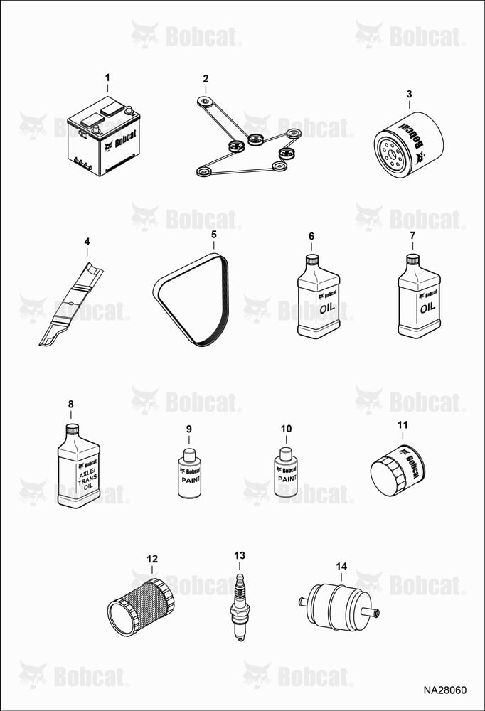 Maintenance Items (Service Parts)