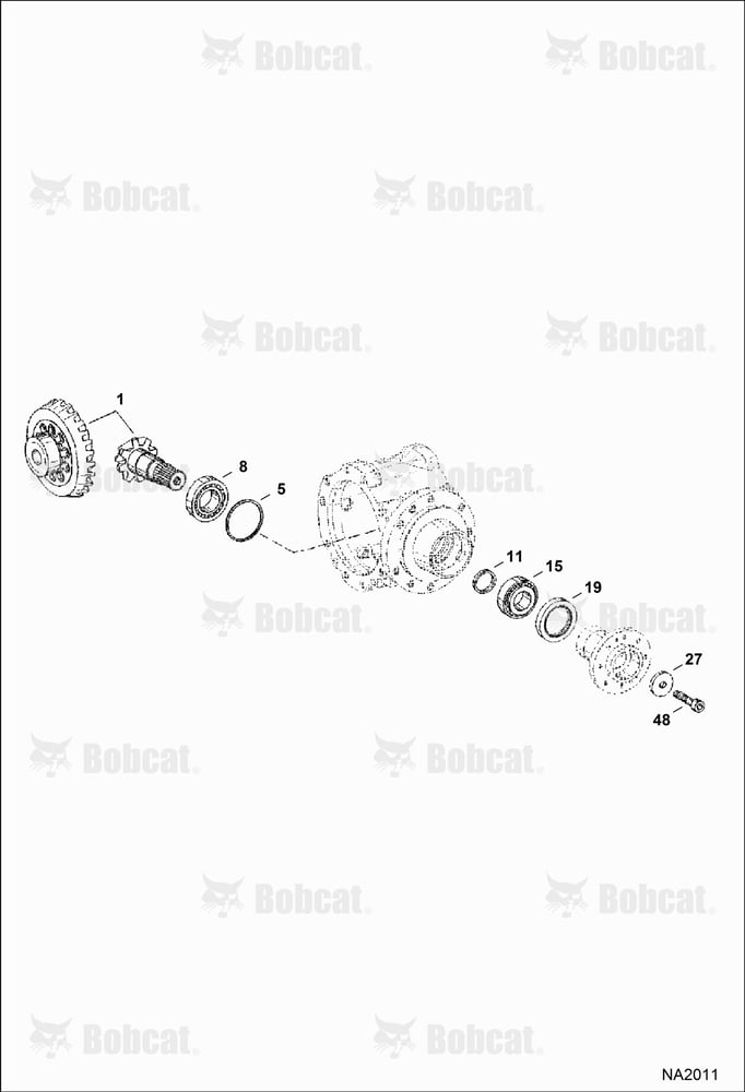 Front Axle (Center Housing)