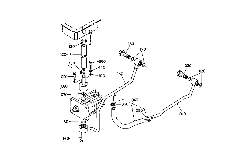 Power Steering Oil Line (Manual Shuttle)