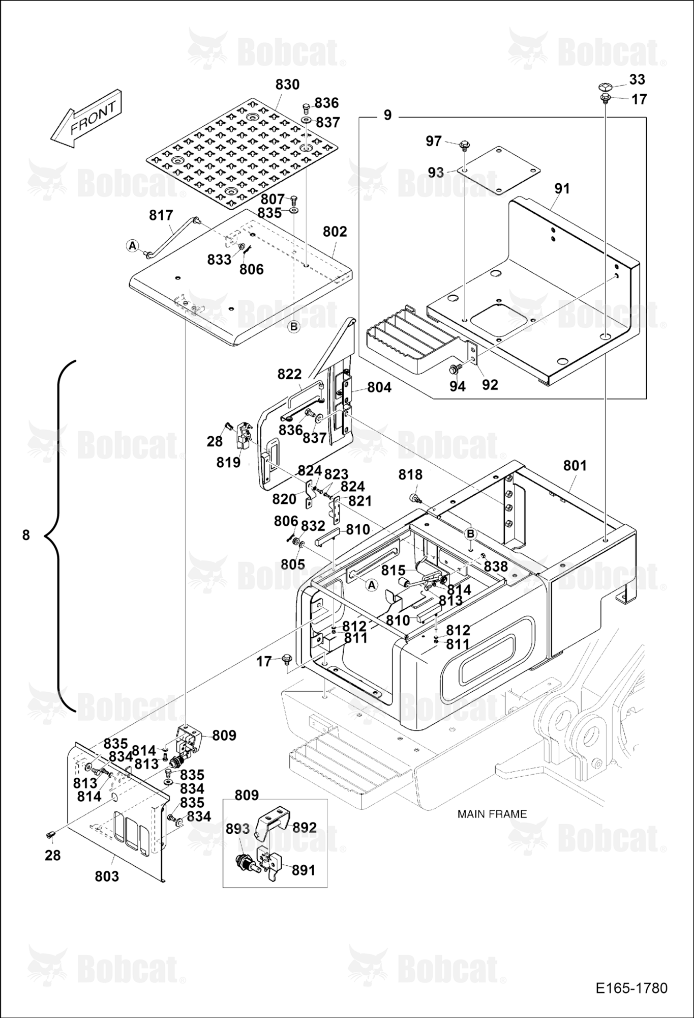 Battery & Urea Tank Cover