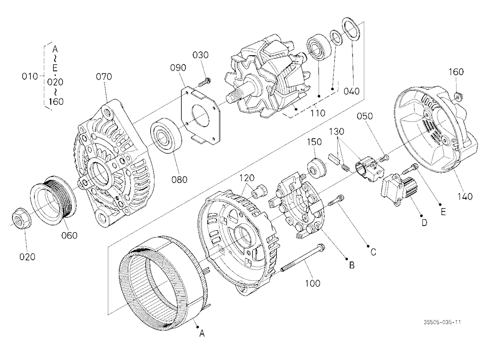 Alternator [Component Parts] [Option]