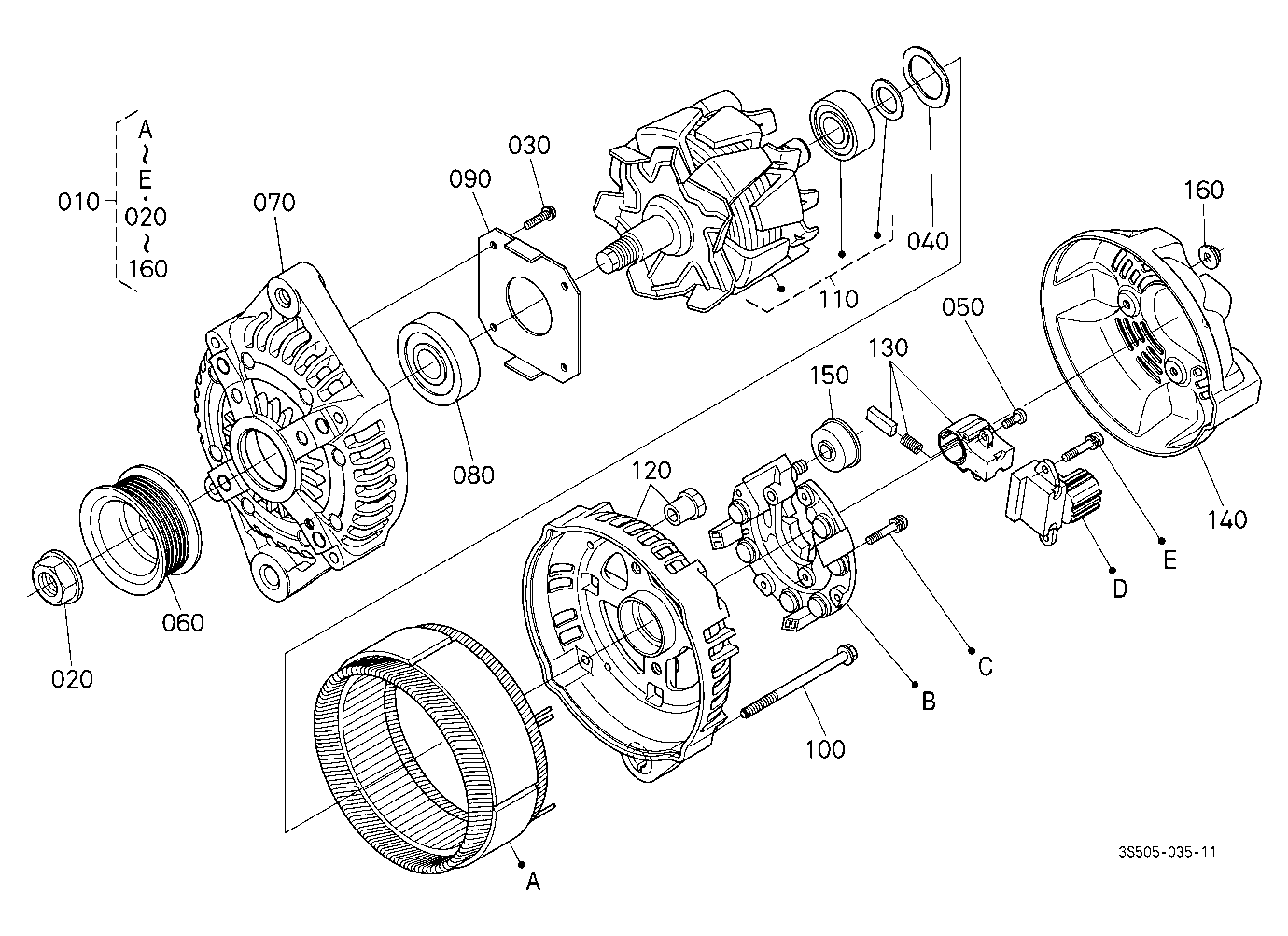 Alternator [Component Parts]
