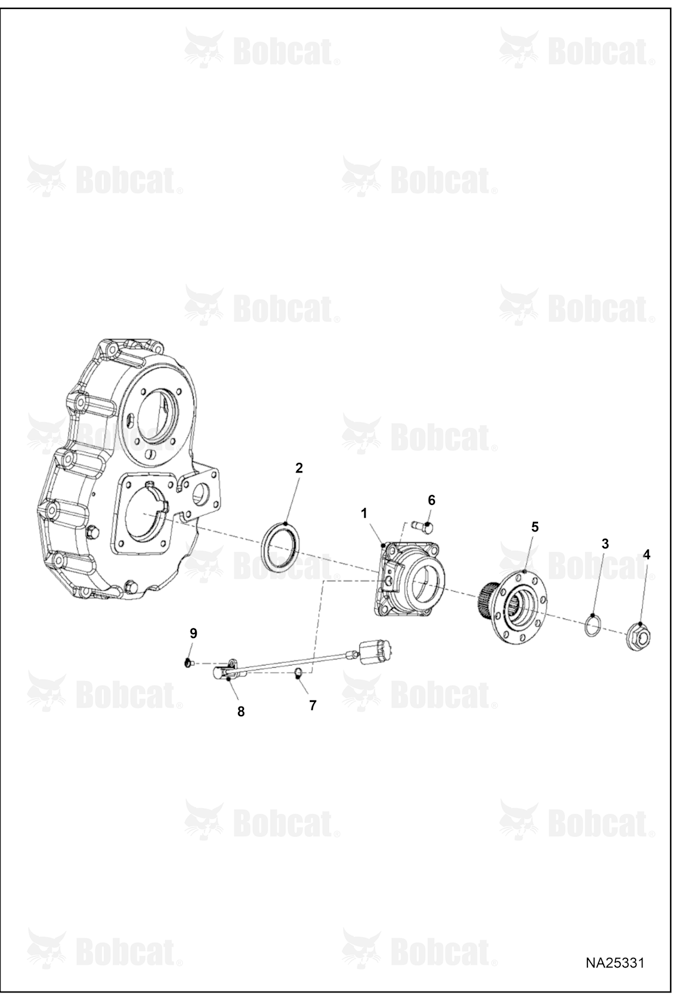 Rear Axle (Output Motor Side) B53B12001 & Above