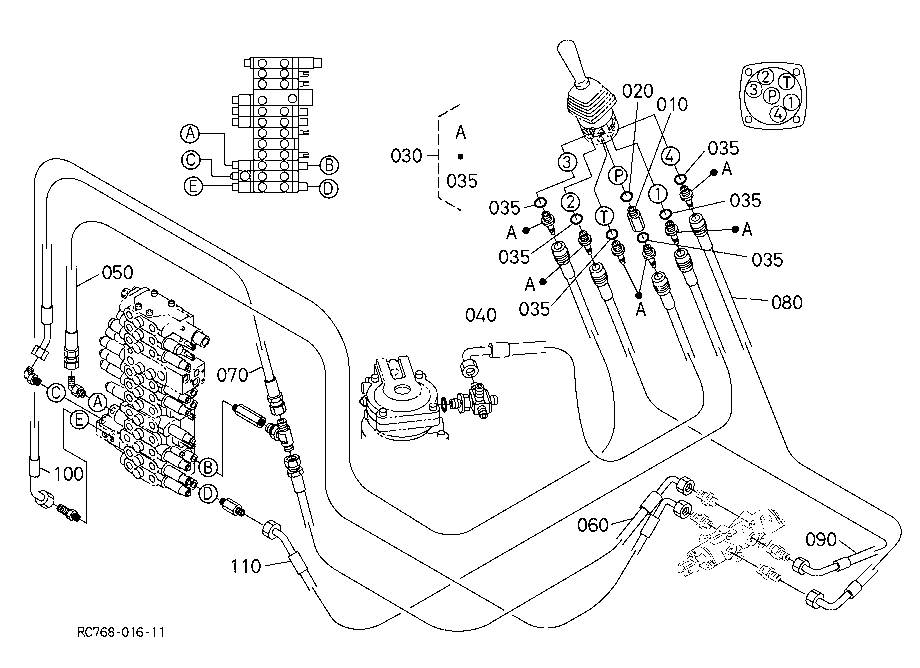Oil Piping (Control Rh)