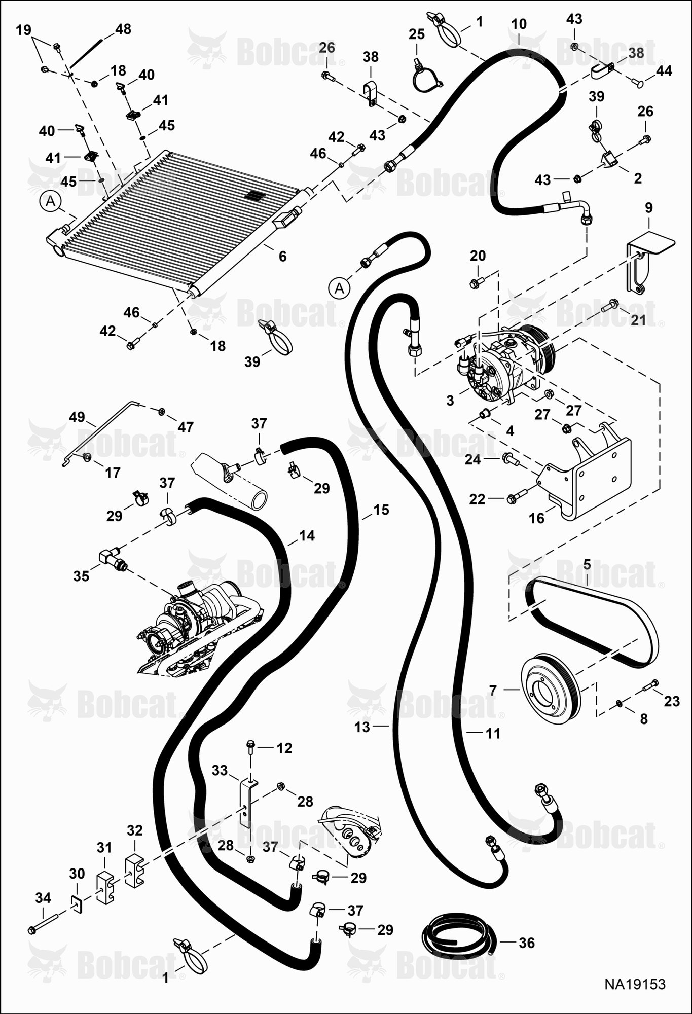 Engine & Attaching Parts (A/C Components)