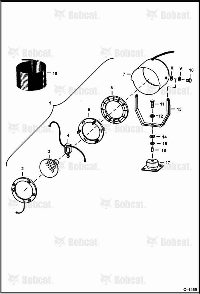 120 Volt Electrical Light (Electric Bobcat)