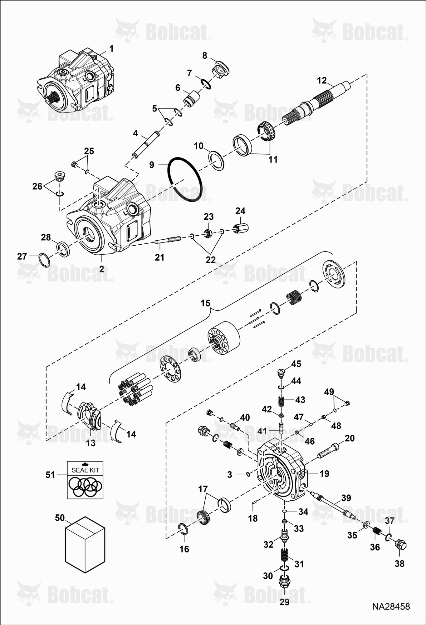 Drive Motor  B4RD11703 & Above
