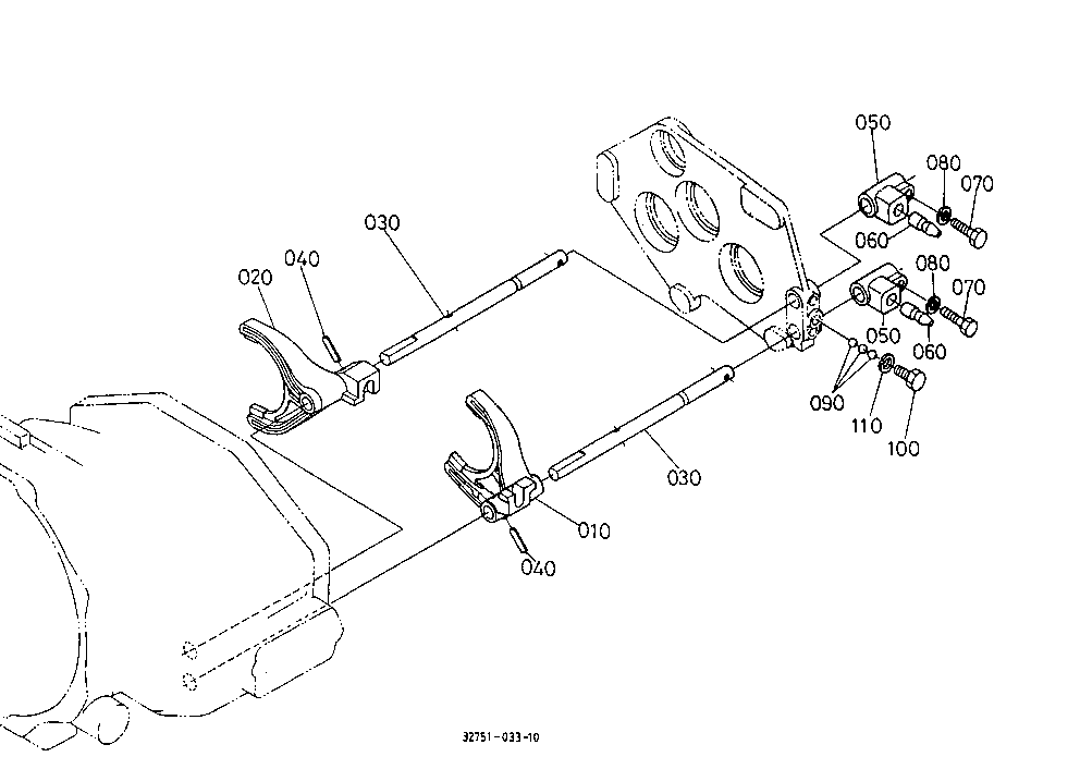 Main Gear Shift Fork