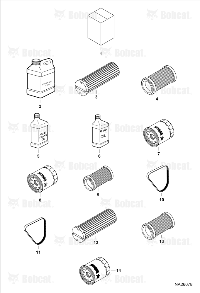 Scheduled Maintenance Items (Every 1000 Hours)