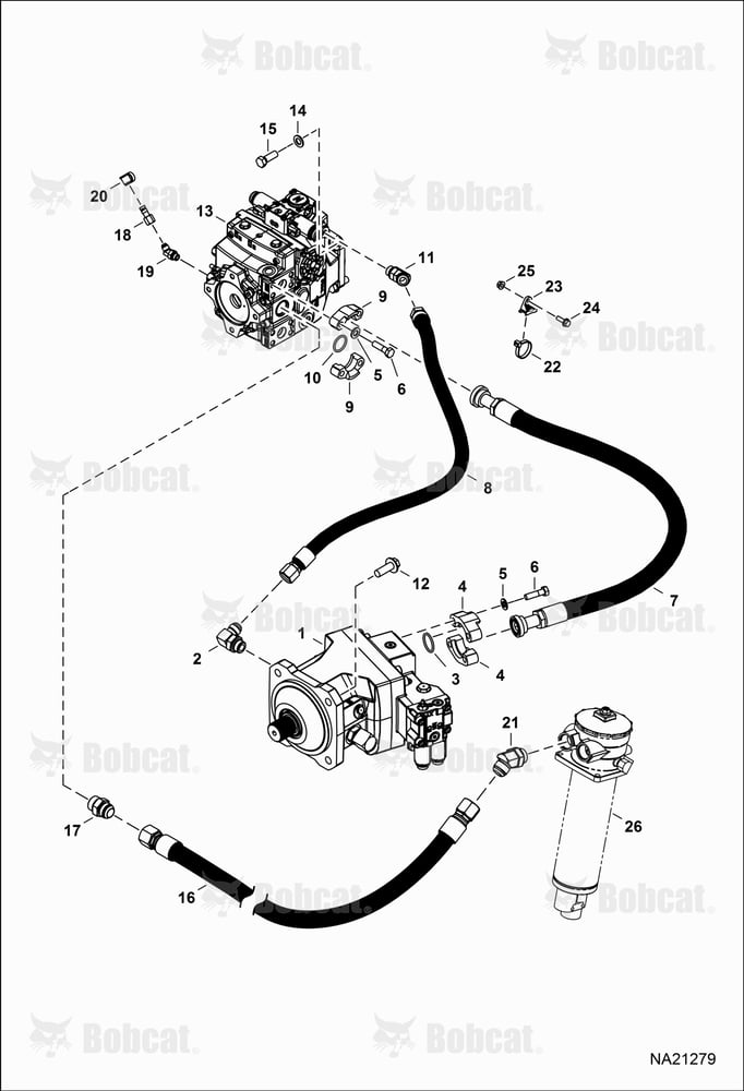 Hydrostatic Circuitry (Pump & Motor)