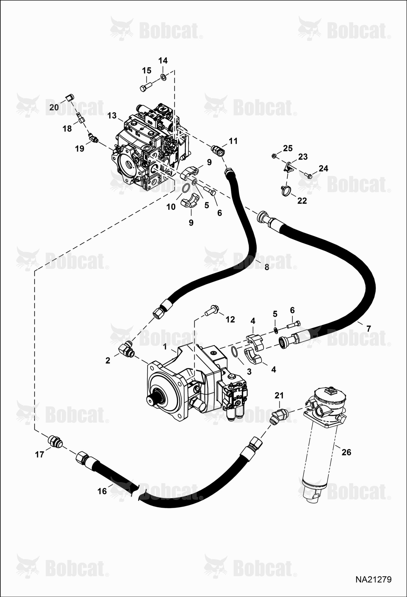 Hydrostatic Circuitry (Pump & Motor)
