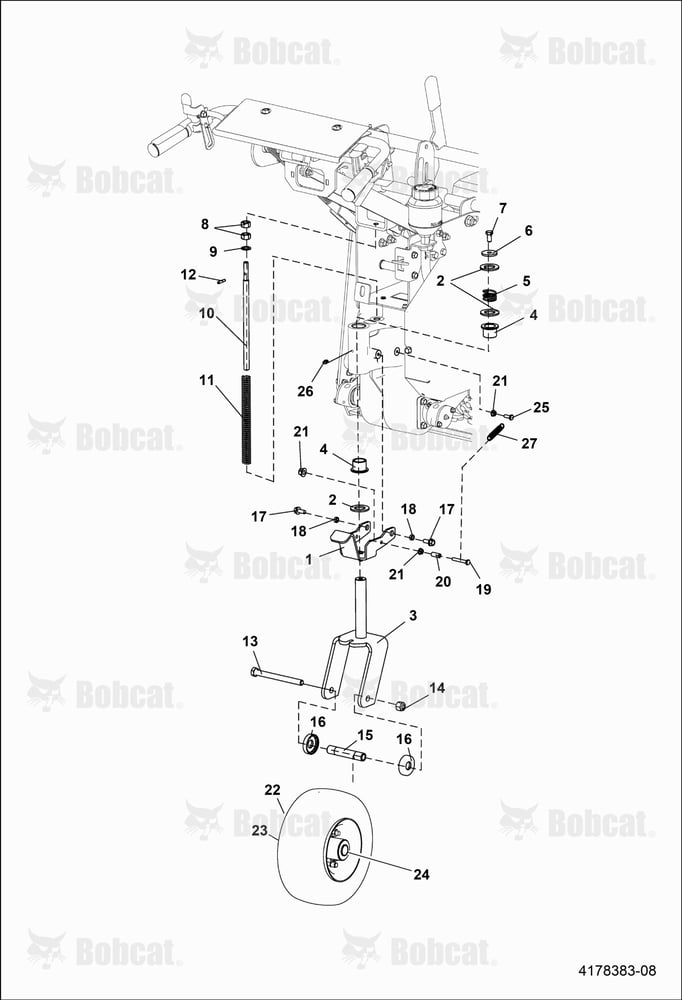 Wheel & Handle Support Assemby