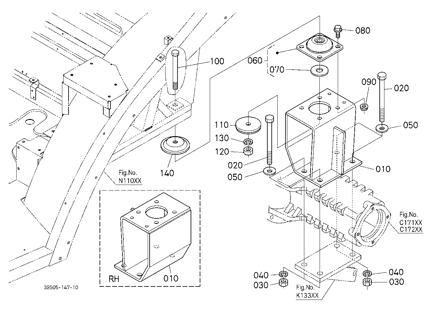 Cab Bracket Rear