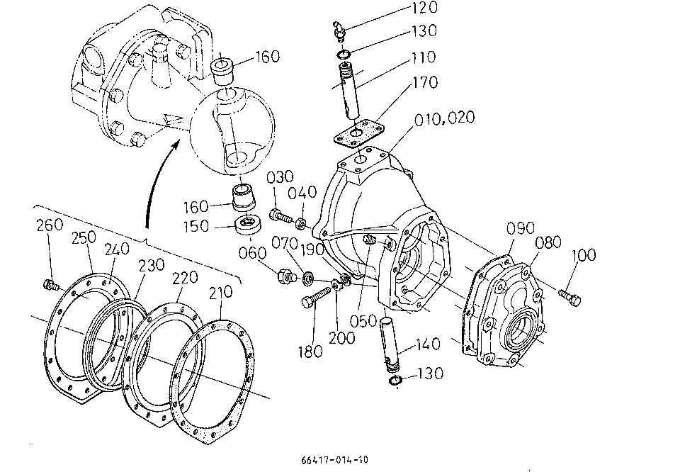 Front Gear Case [Without Bi-Speed Turn]