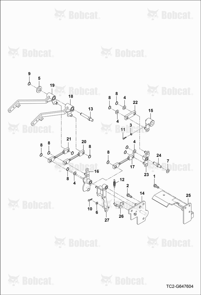 Travel Control Pedals (Linkage)