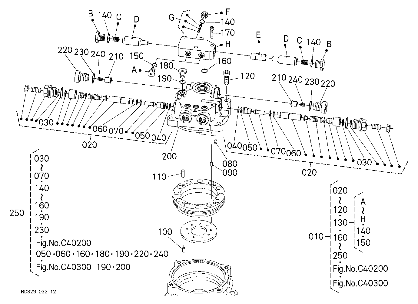 Swivel Motor (Valve) [Component Parts]