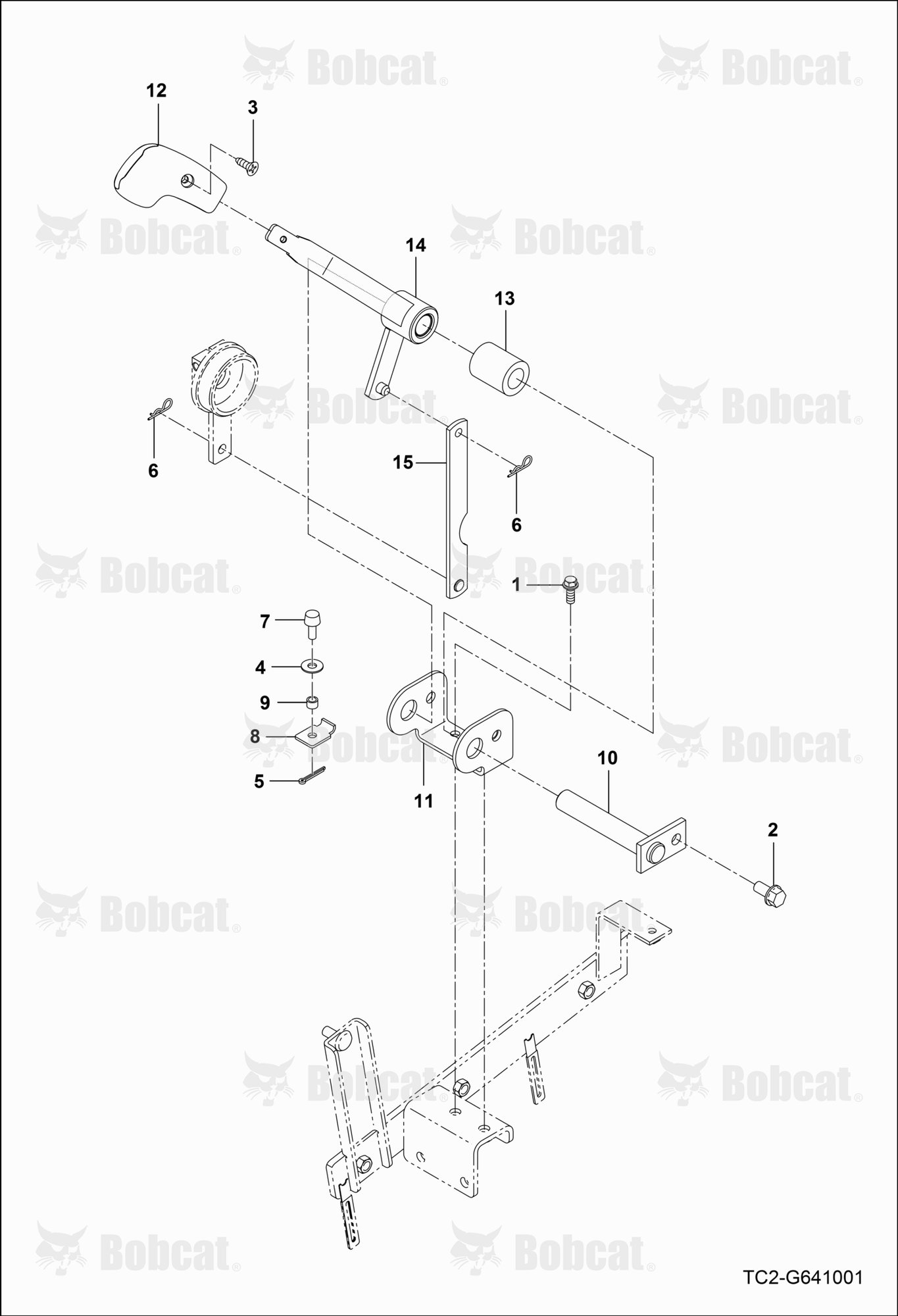 Position Draft Control Lever Group