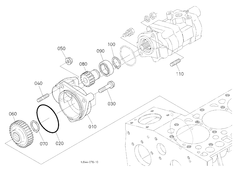 Hydraulic Pump Holder