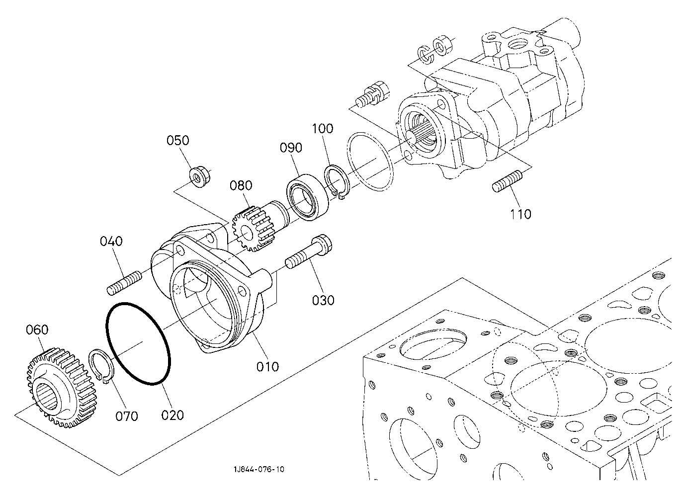 Hydraulic Pump Holder