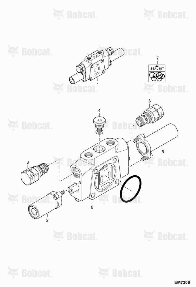 Valve Section (Slew) AB4711001 - AB4711500