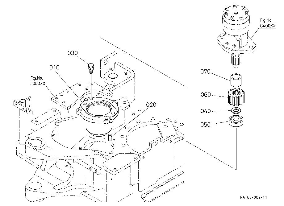 Swivel Gear Case