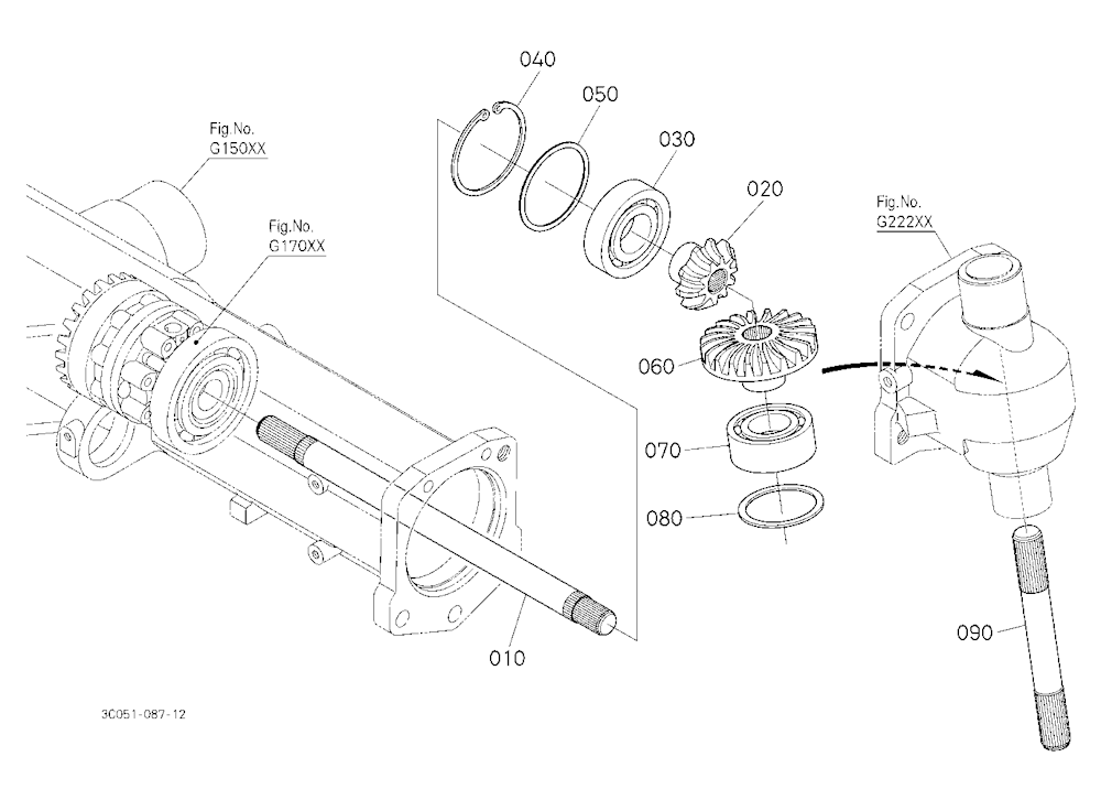 Differential Gear Shaft Lh