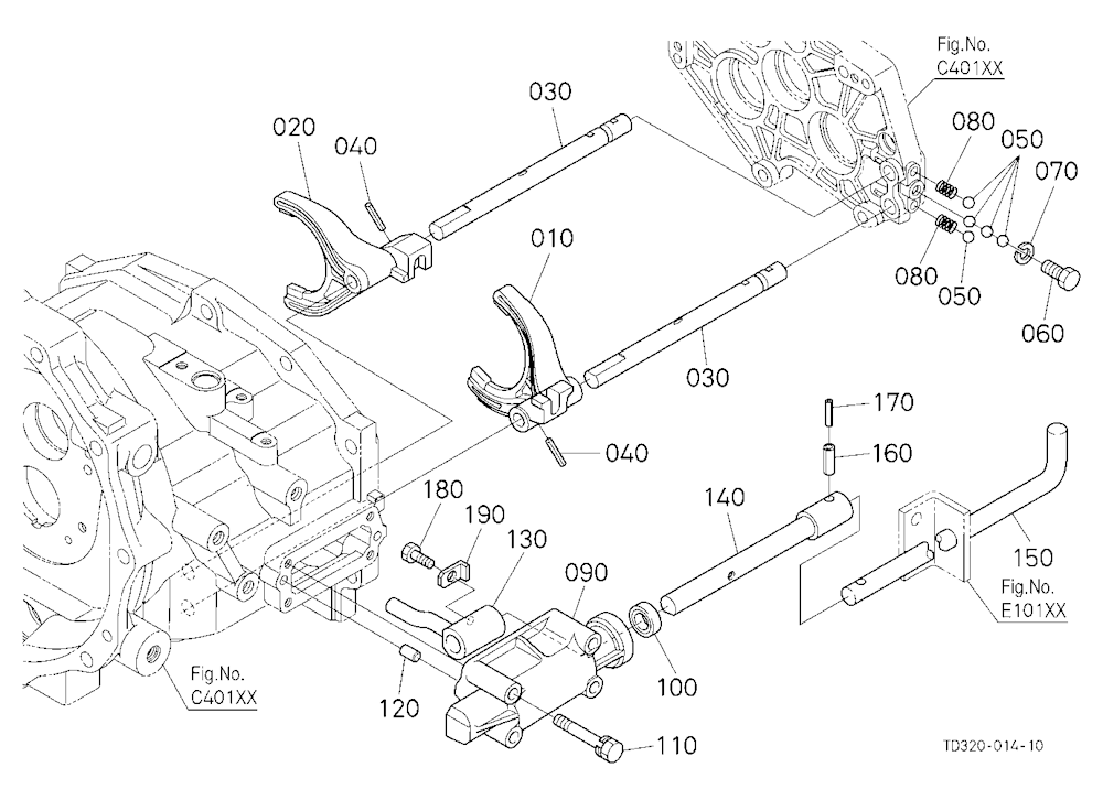 Main Gear Shift Fork
