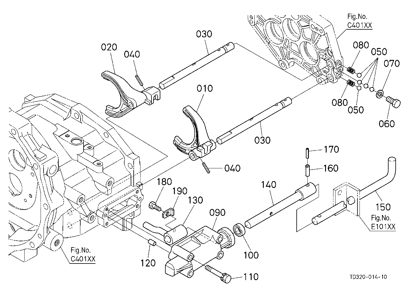 Main Gear Shift Fork