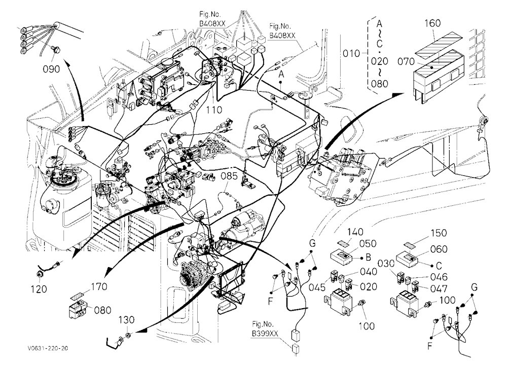 Wire Harness (Engine) [Hydraulic Hitch][High Flow]