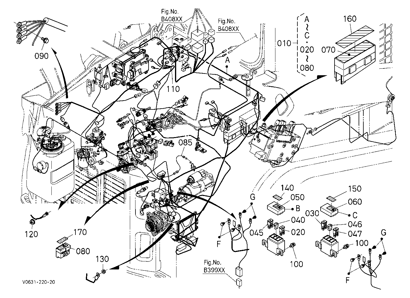 Wire Harness (Engine) [Hydraulic Hitch][High Flow]