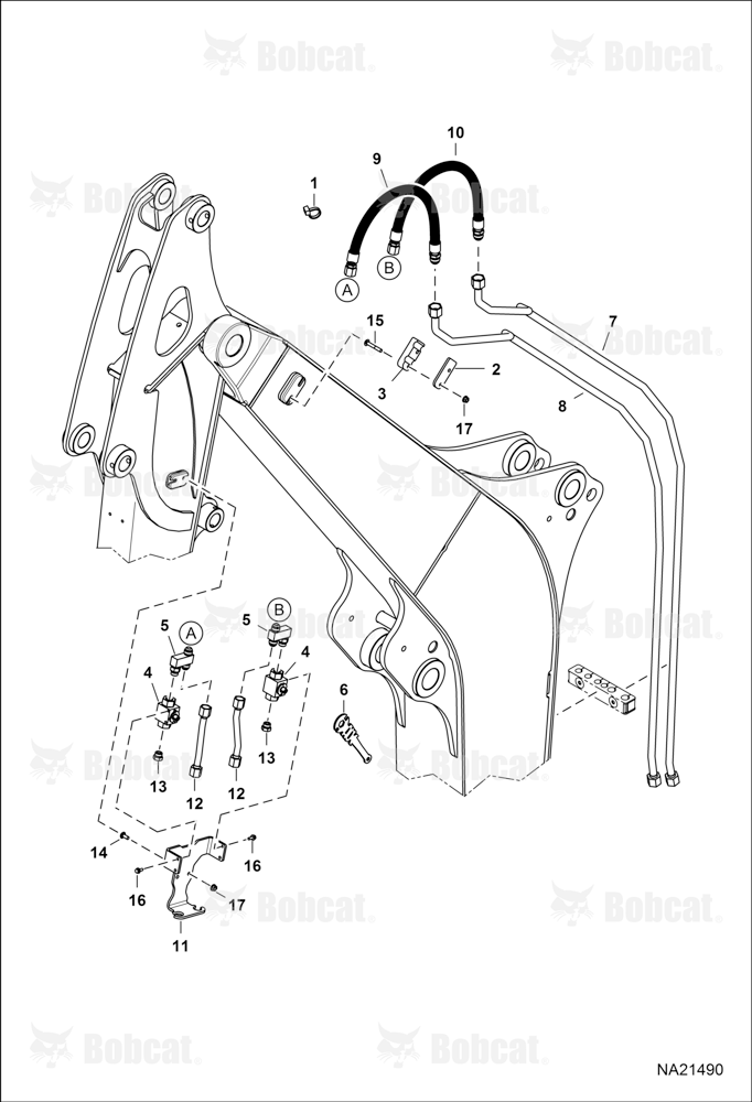 Diverter (Auxilary)(Short Arm)