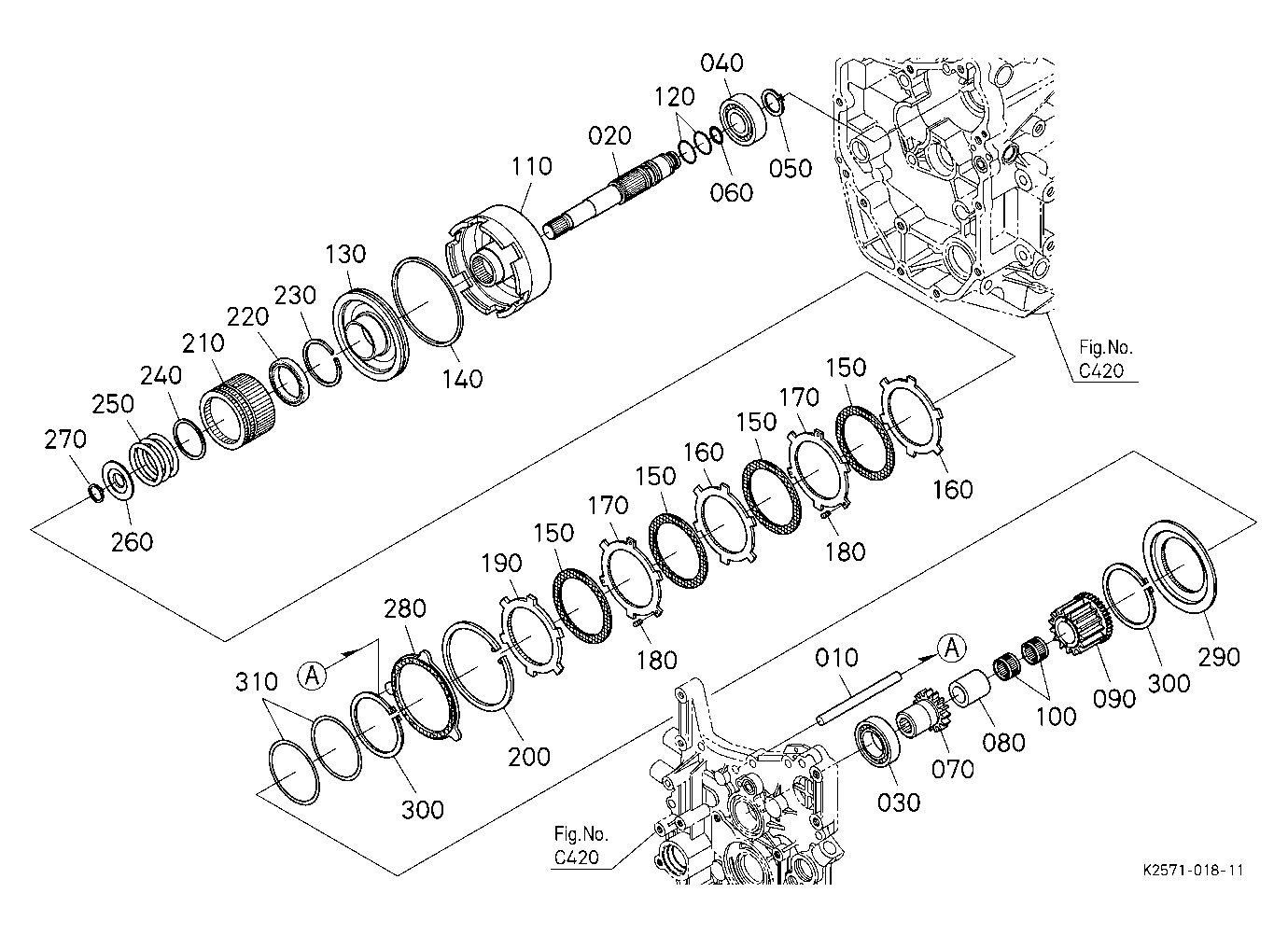 Clutch Shaft/Output Shaft