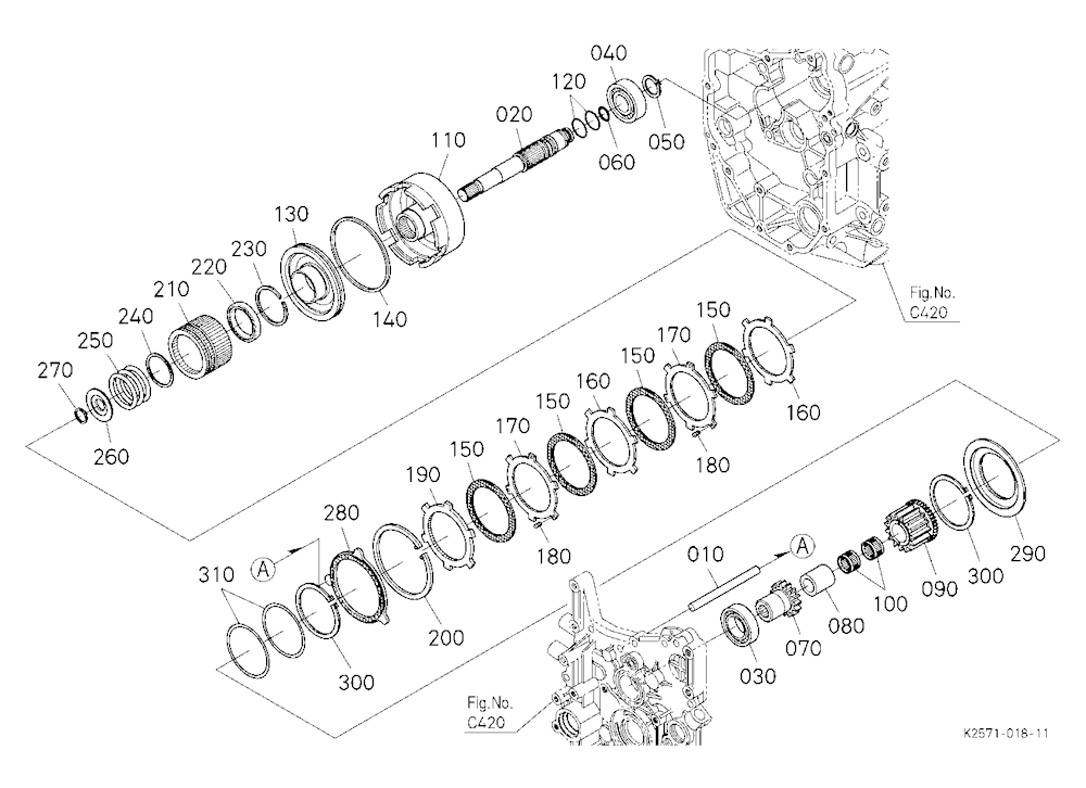 Clutch Shaft/Output Shaft