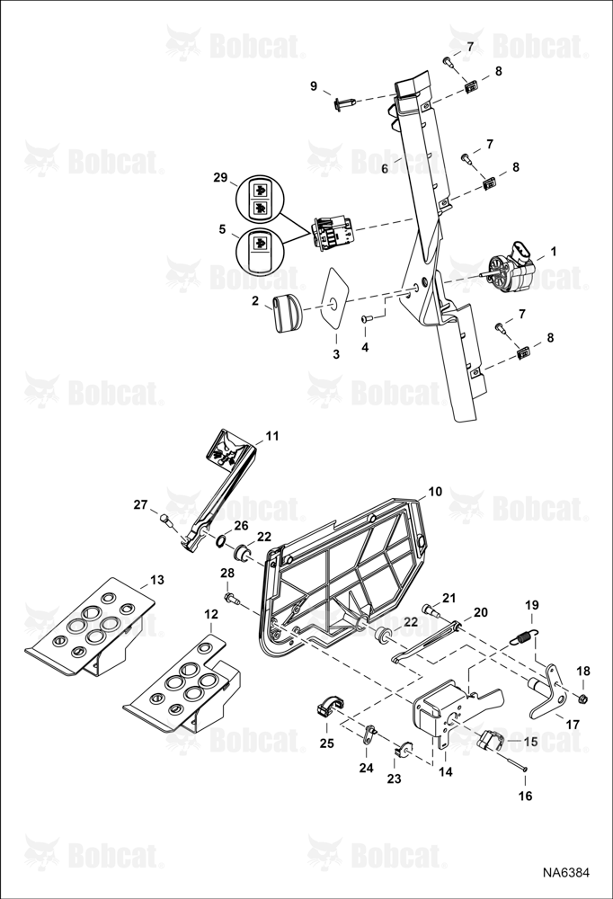 Engine Speed Control (W/Foot Throttle) (Metal Pedal Mount)