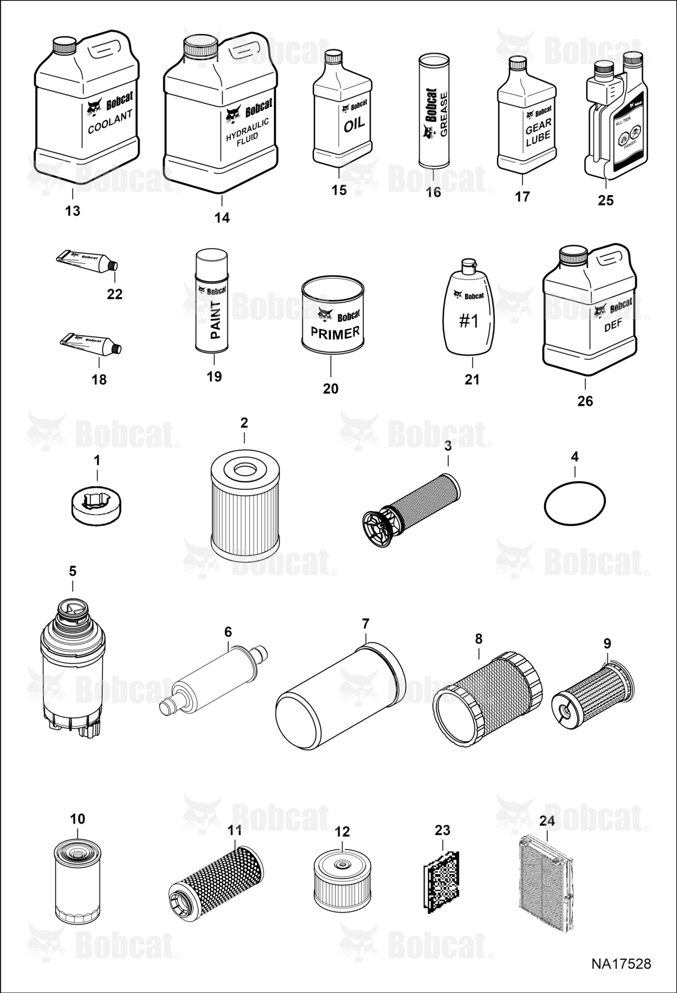 Maintenance Items (Service Parts)