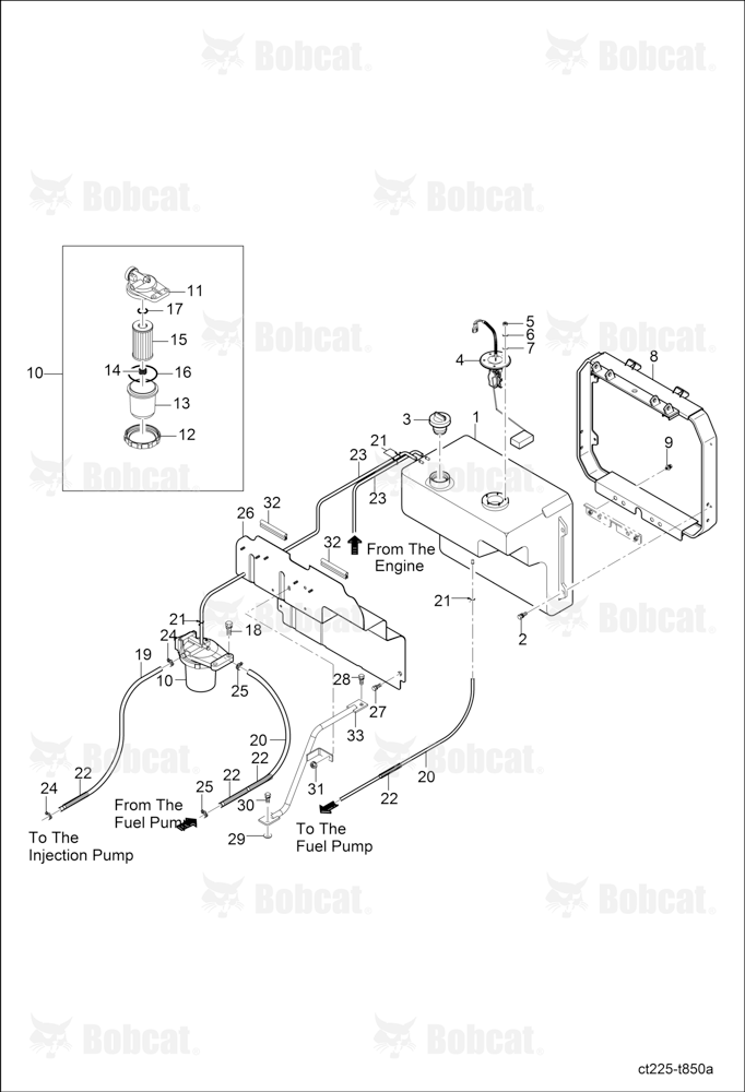 Fuel Tank Group  A59B11001 & Above