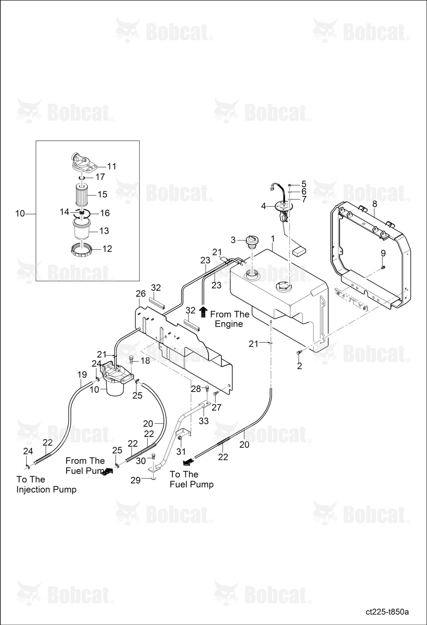 Fuel Tank Group  A59B11001 & Above