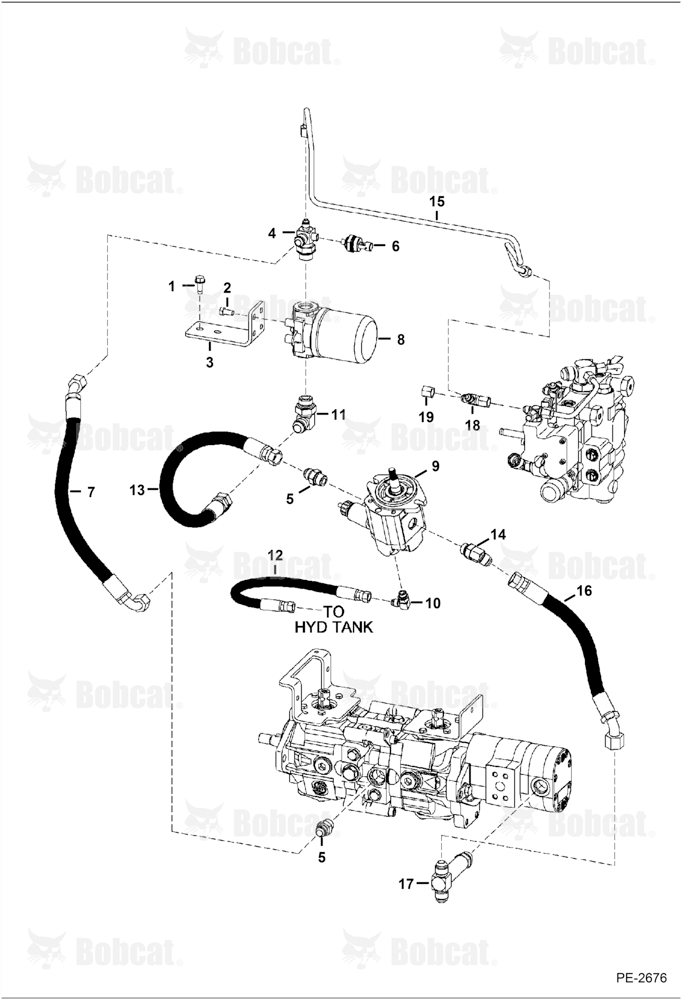 Hydrostatic Circuitry (Cooling Fan)