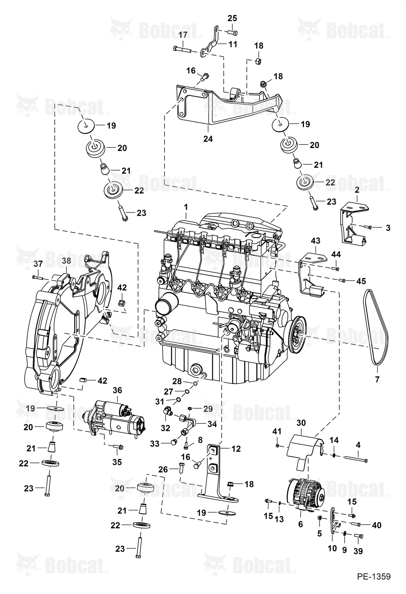 Engine & Attaching Parts (Engine Mounts)