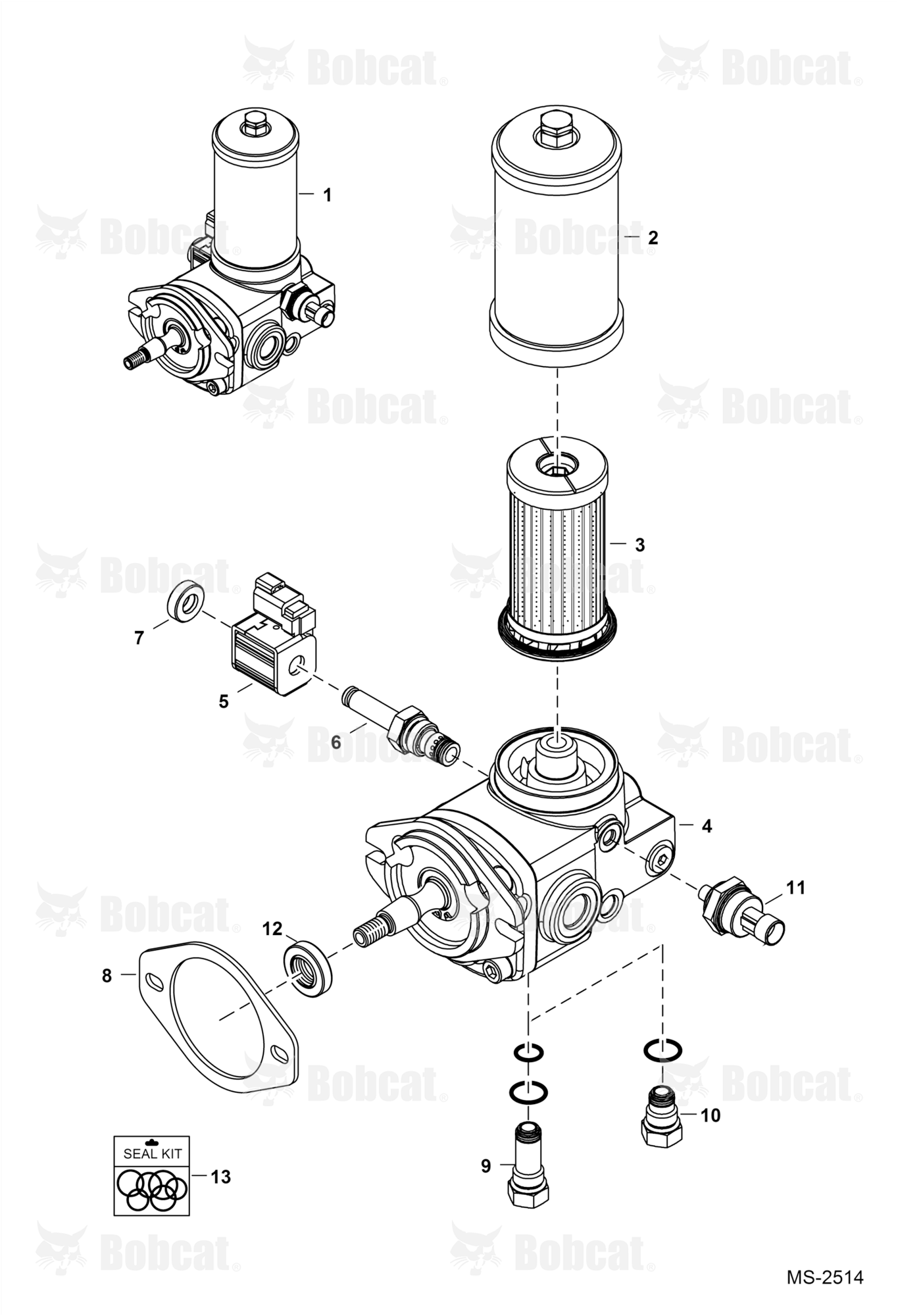 Cooling Fan Motor (Cast Iron)  539940001 & Above, 540040001 & Above