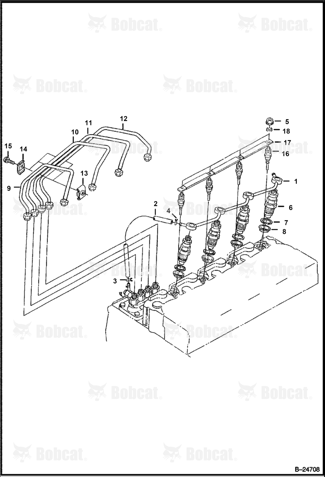 Injector Nozzles (Kubota - V2203 2EB - Tier II Replacement)