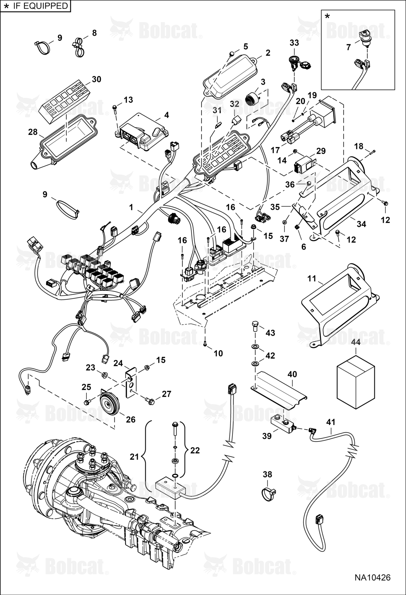 CAB Electrical Circuitry (Lower Harness)
