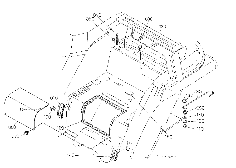 Floor Seat Cover [Cab Type]
