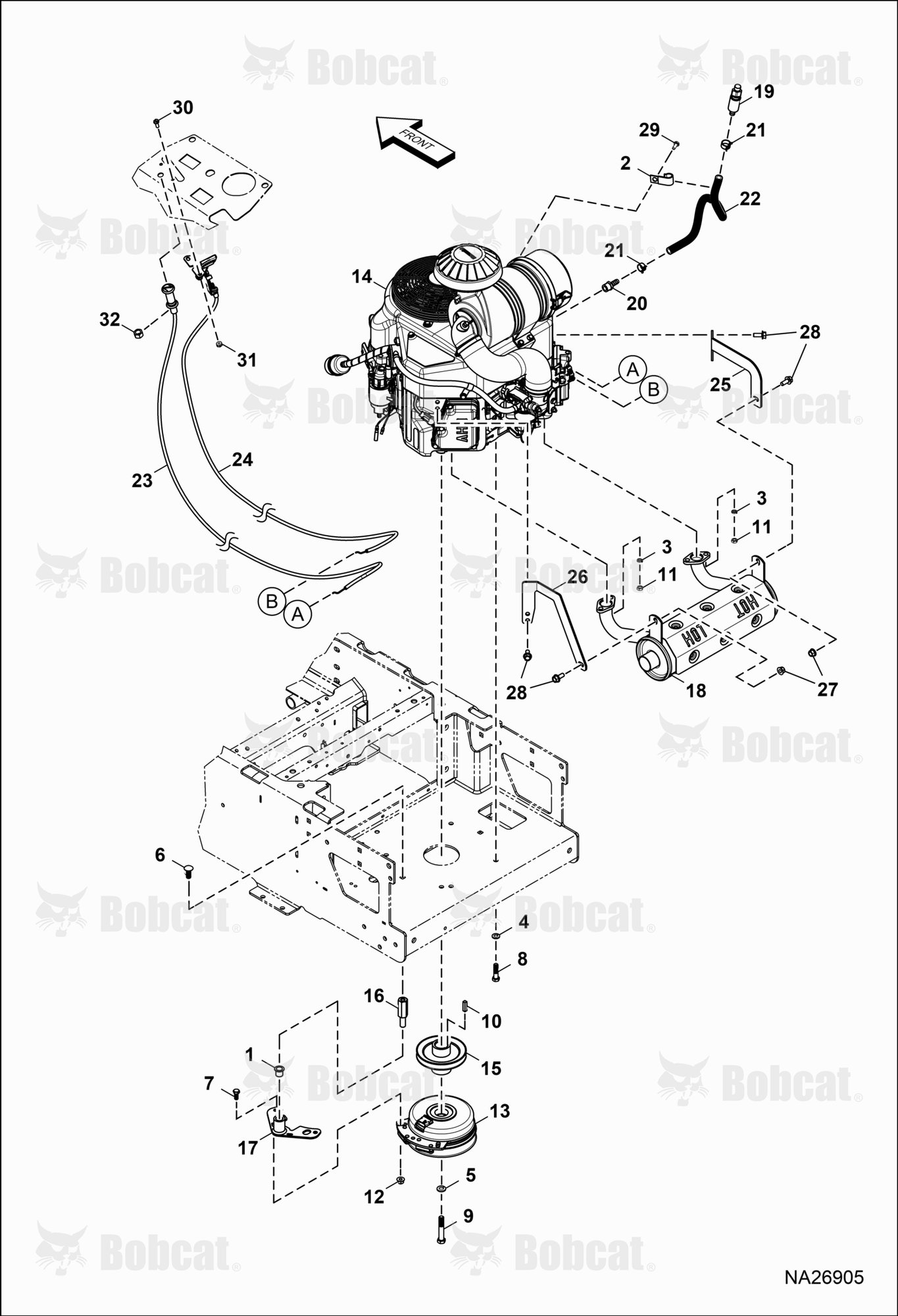 Engine & Muffler (NA)